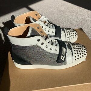 Christian Louboutin Spiked High-Top Sneakers